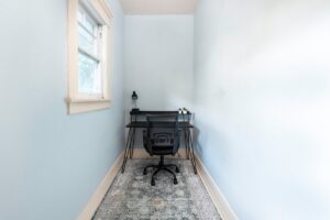 Pantry converted to private office space
